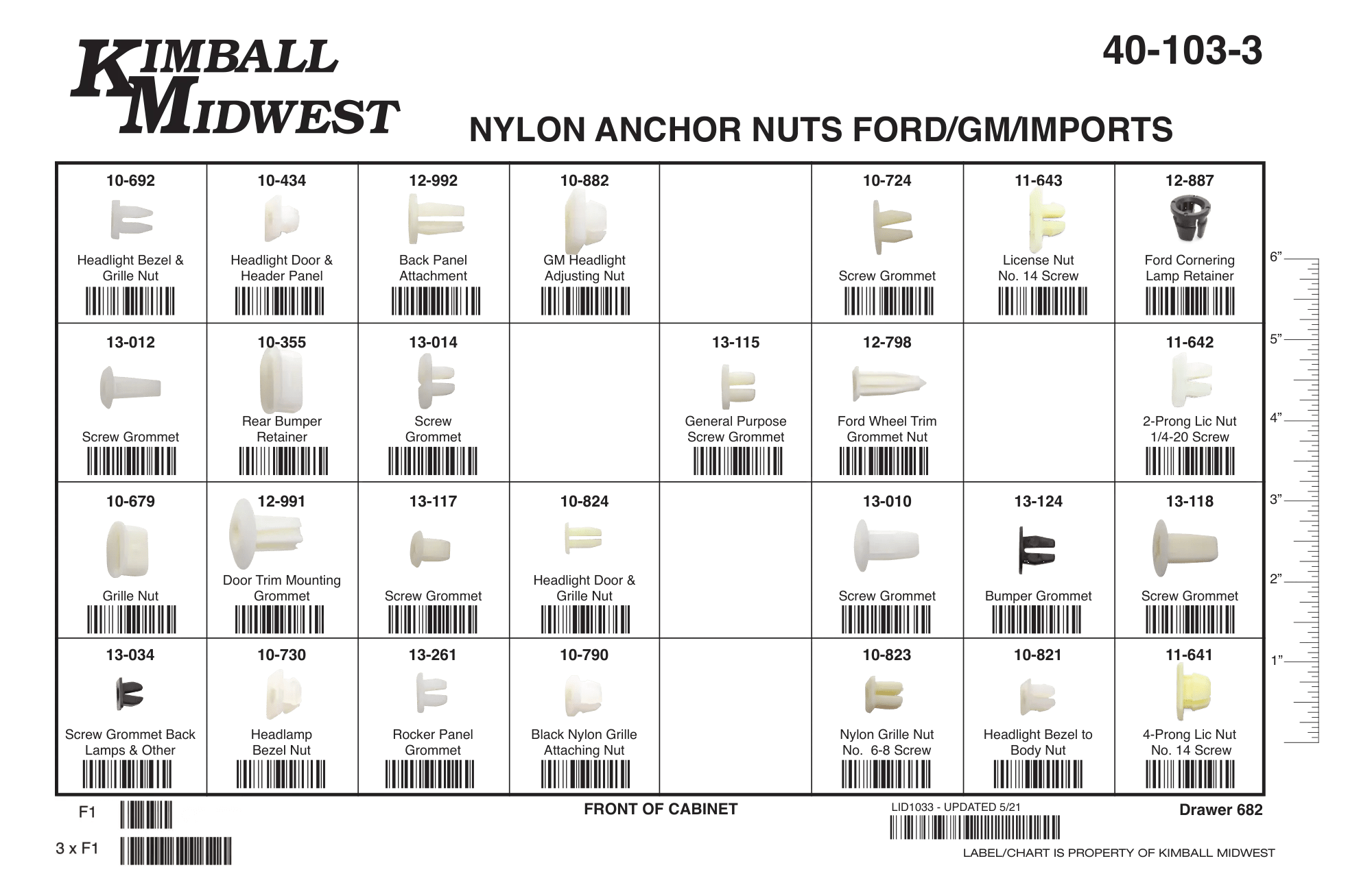Nylon Anchor Assortment