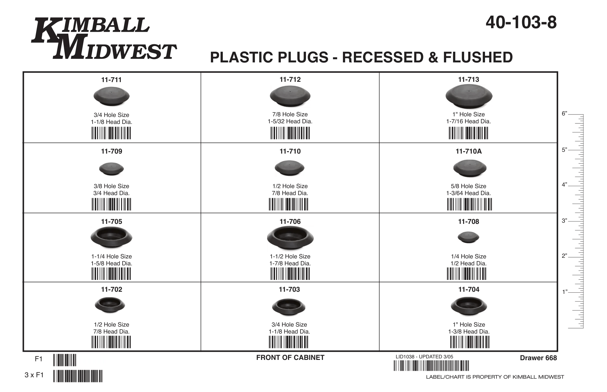 Plastic Plug Assortment
