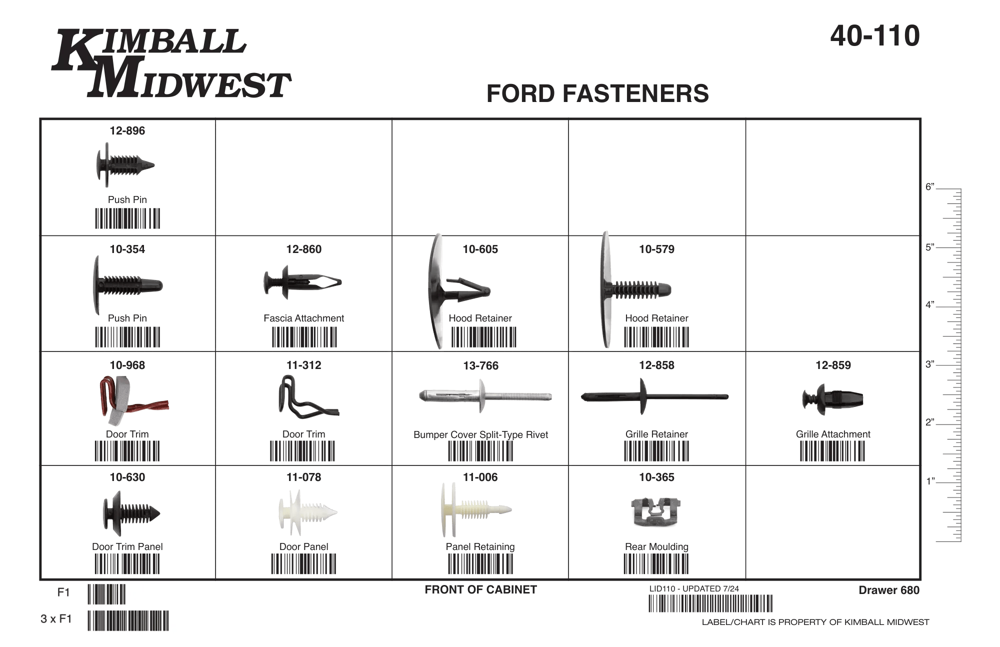 Ford Fastener Assortment