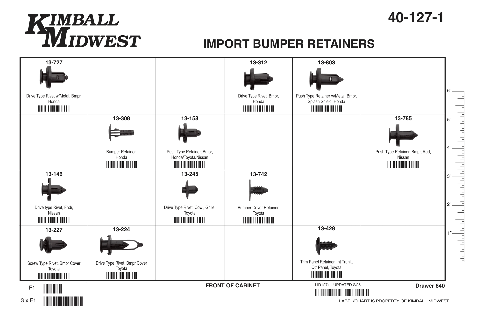 Foreign/Import Body Hardware Assortments