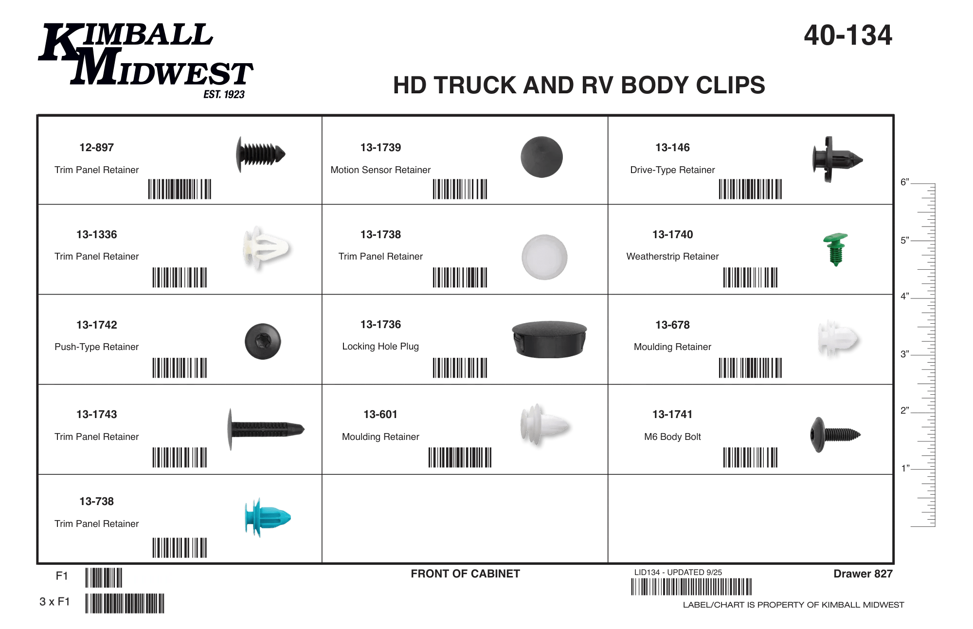 Heavy-Duty Truck & RV Body Clip Assortment