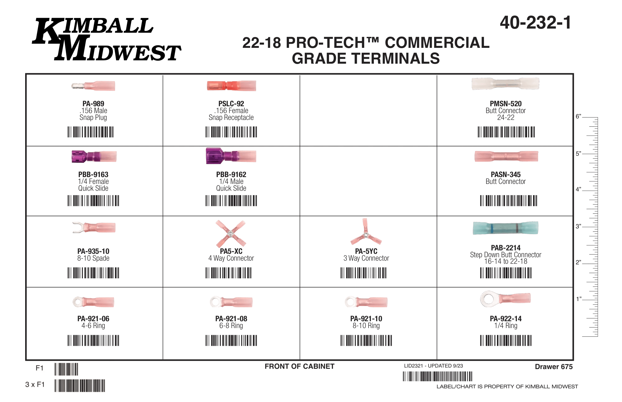 22 - 18 AWG Pro-Tech™ Commercial Grade Heat Shrink Terminal Assortment