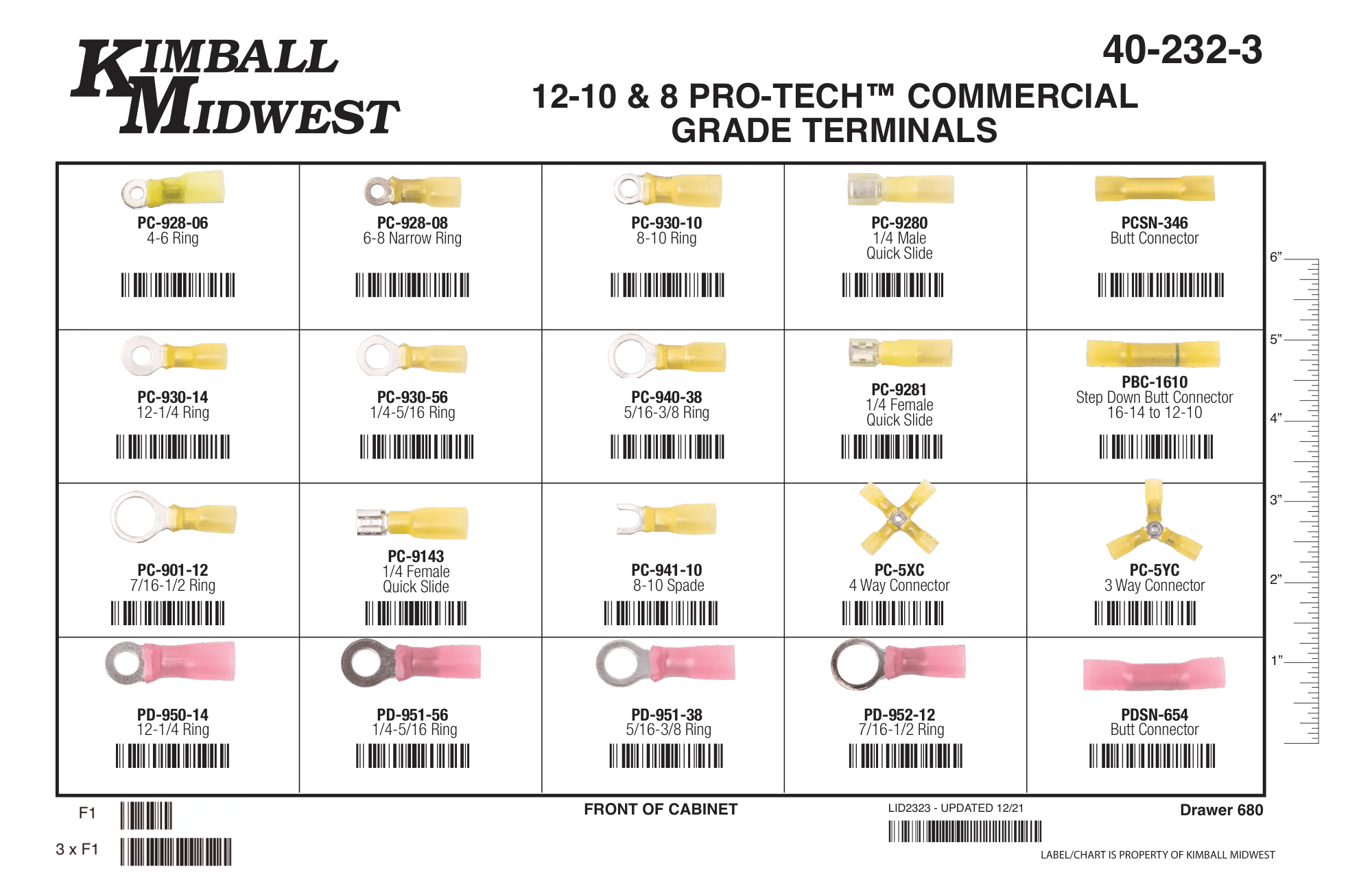 12-10 & 8 AWG Pro-Tech™ Commercial Grade Heat Shrink Terminal Assortment