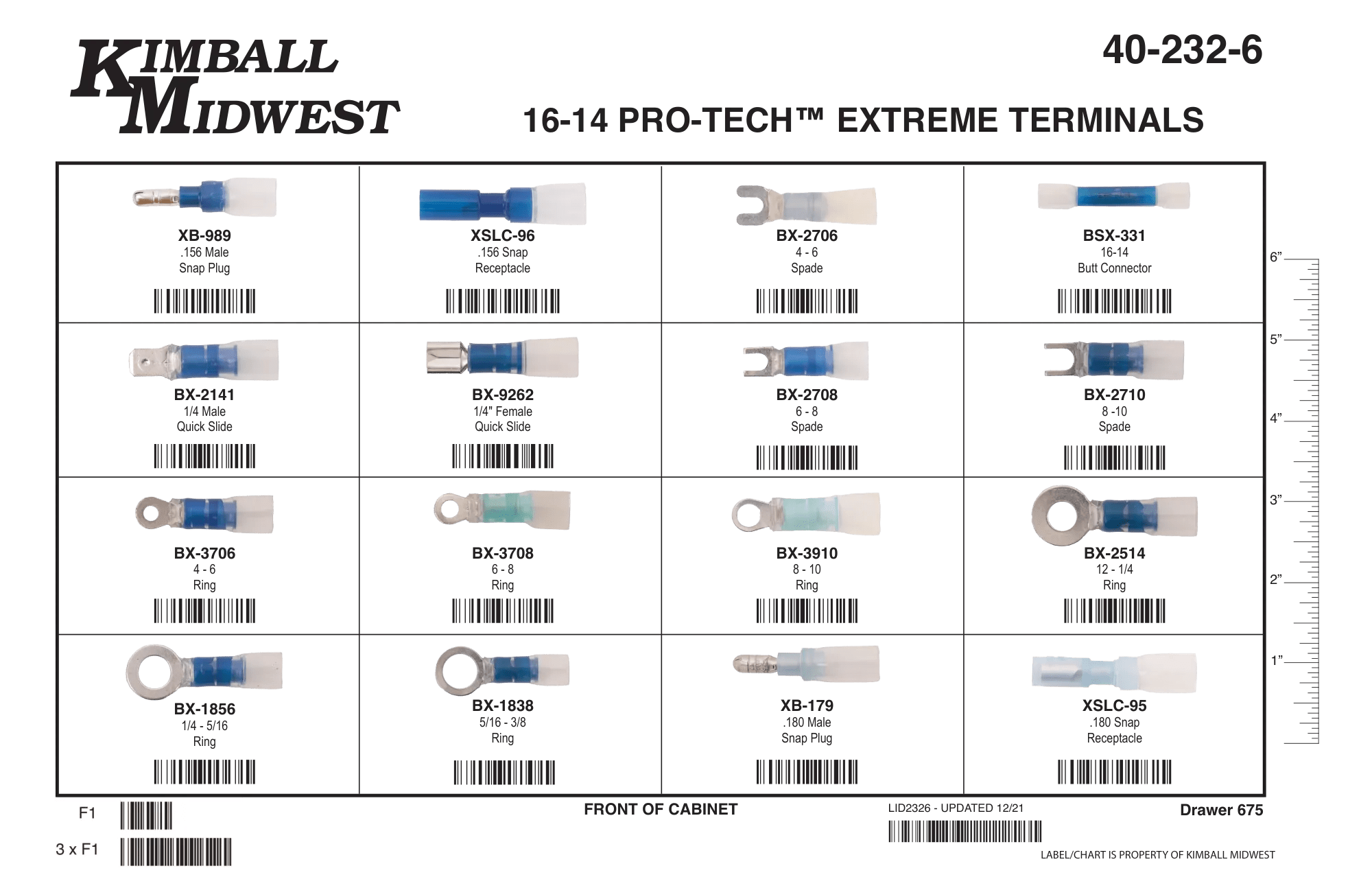 16 - 14 AWG Pro-Tech™ Extreme Heat Shrink Terminal Assortment