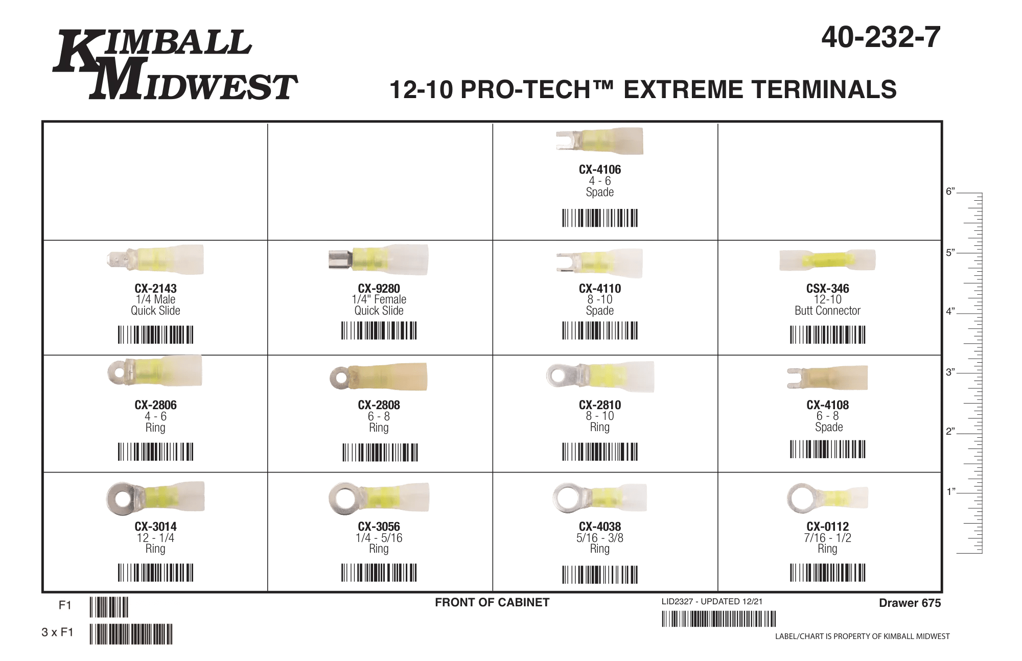 12-10 AWG Pro-Tech™ Extreme Heat Shrink Terminal Assortment