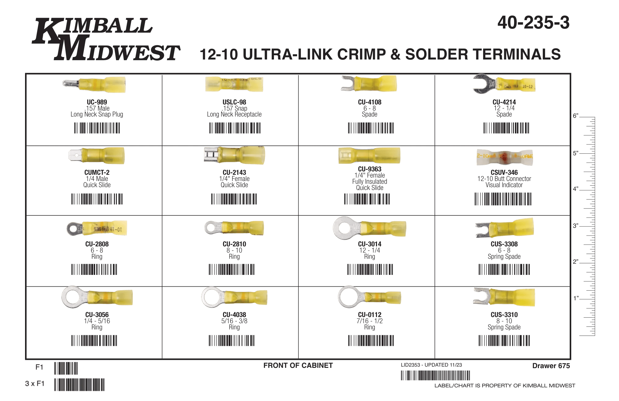 12-10 AWG Ultra-Link Crimp & Solder Terminal Assortment