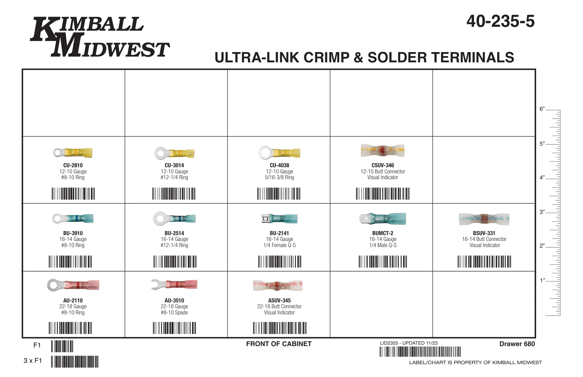 Ultra-Link Crimp & Solder Heat Shrink Terminal Assortment
