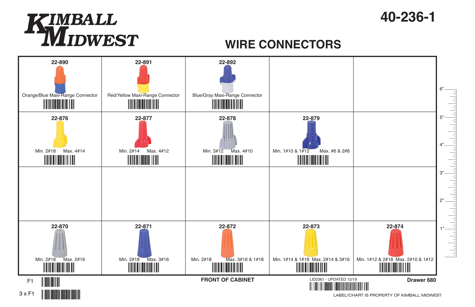 Color Coded Wire Connector Assortment