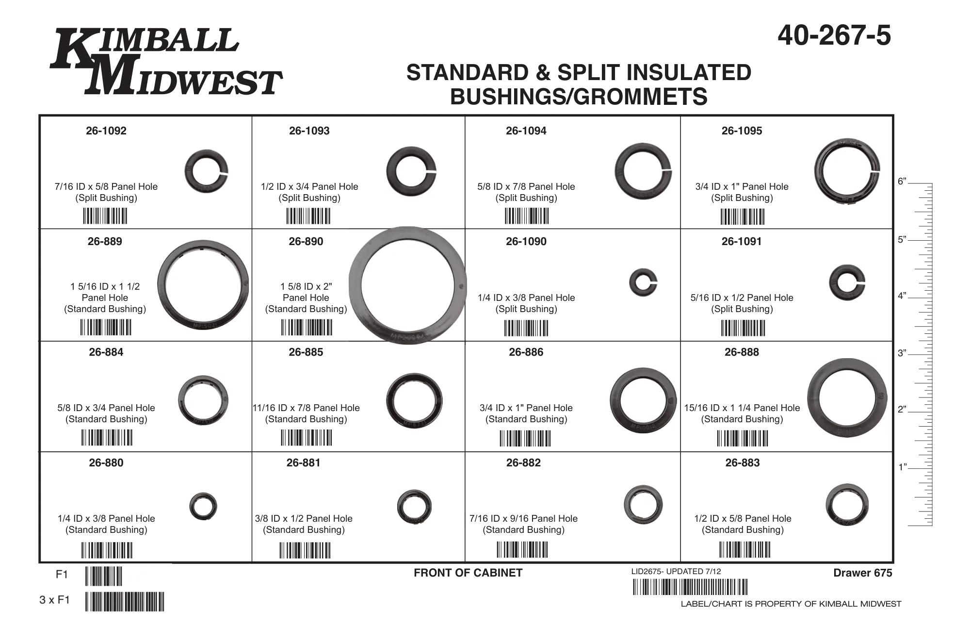 Standard & Split Insulated Bushings & Grommets Assortment