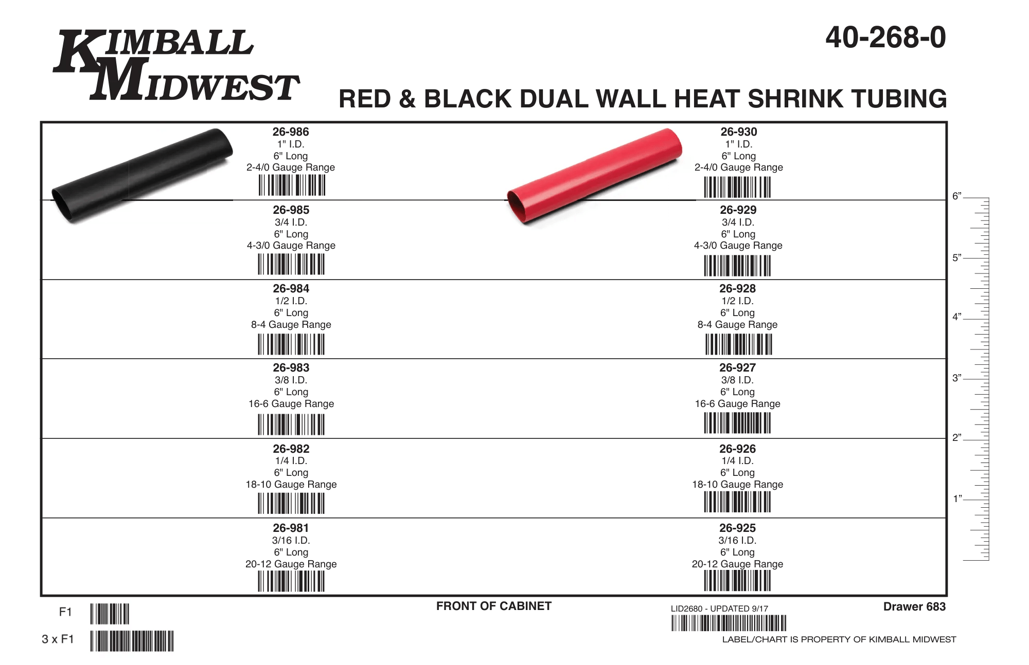 Black & Red Dual-Wall Heat Shrink Tubing Assortment