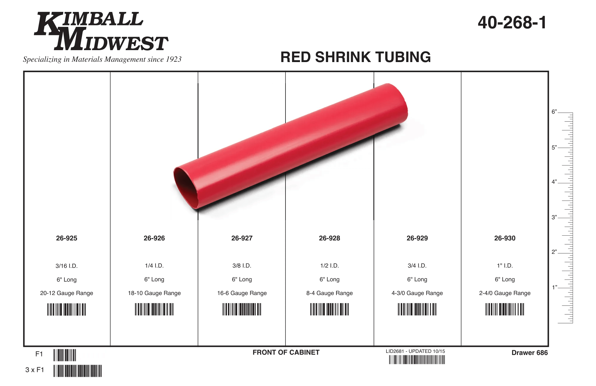 Red Shrink Tubing Assortment