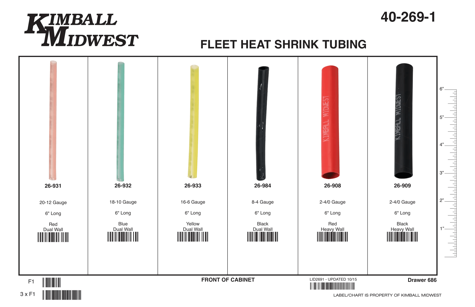 Fleet Heat Shrink Tubing Assortment