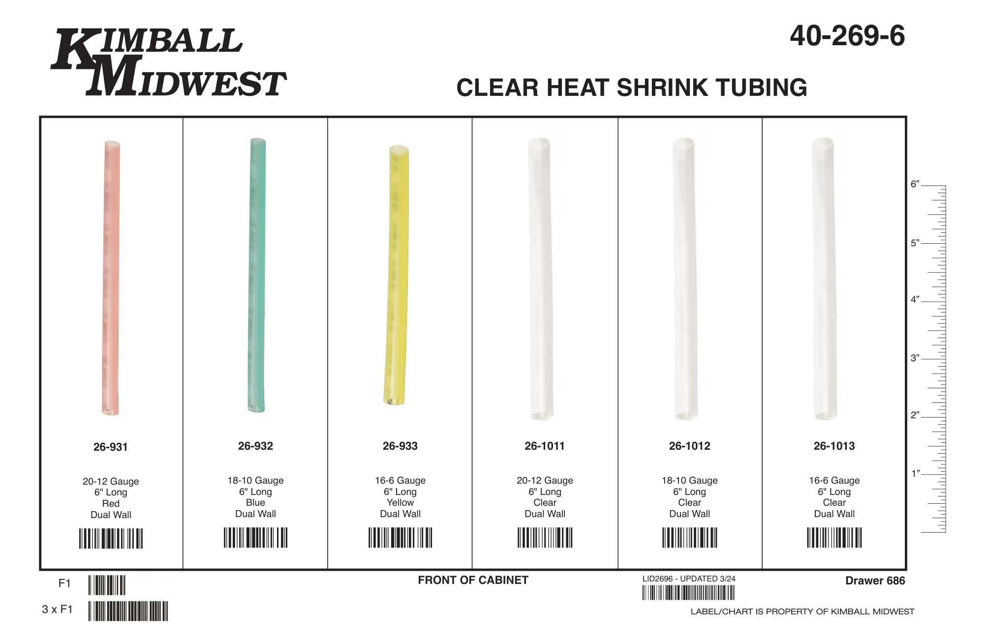 Clear Dual-Wall Heat Shrink Tubing Assortment