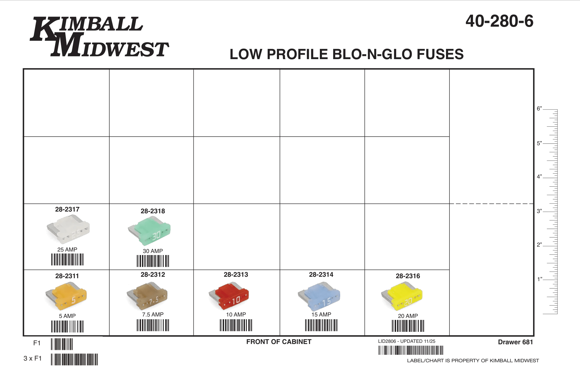 Low Profile Blo-N-Glo Fuse Assortment
