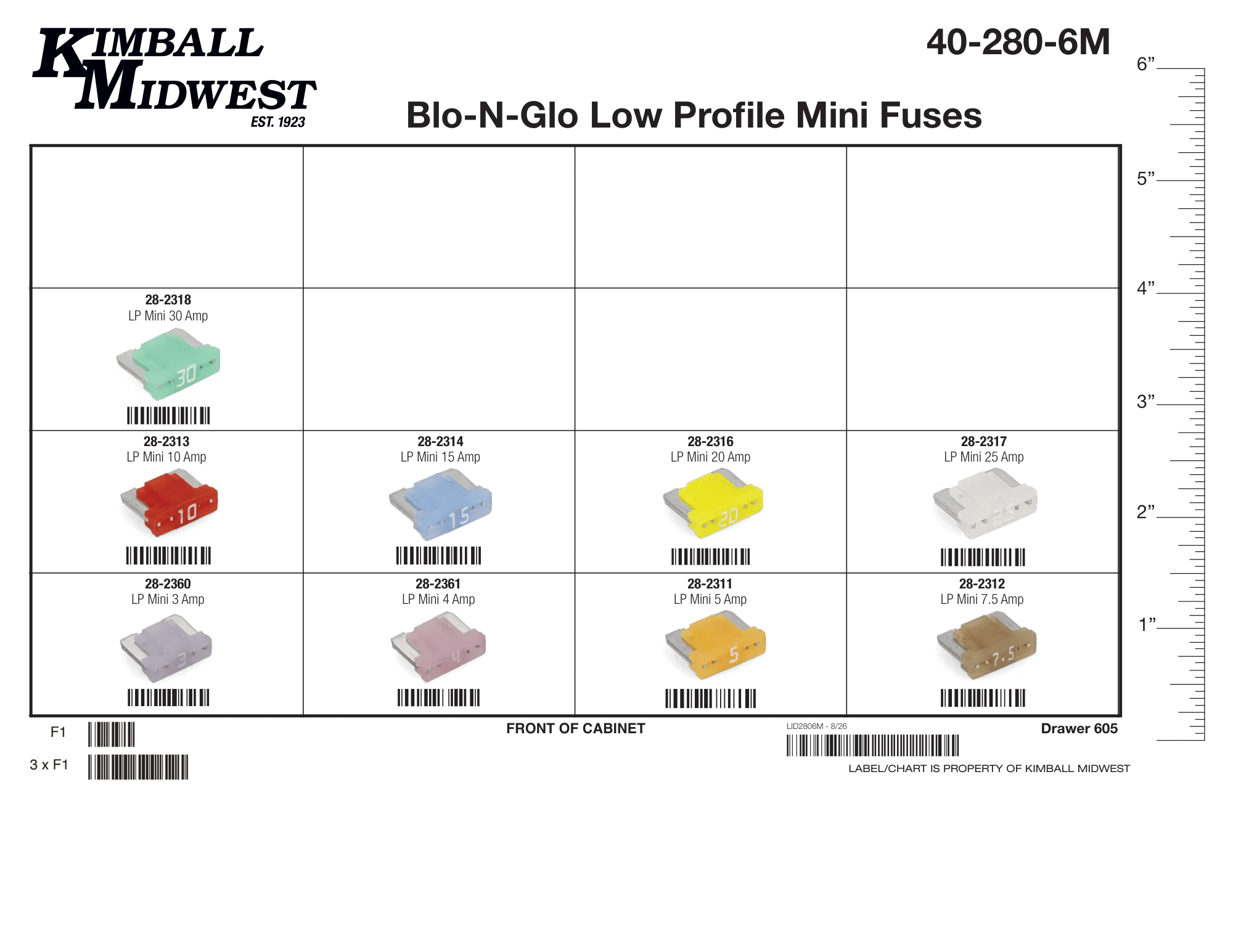 55 Piece Low Profile Mini Blo-N-Glo Mobile Storage Solution Assortment