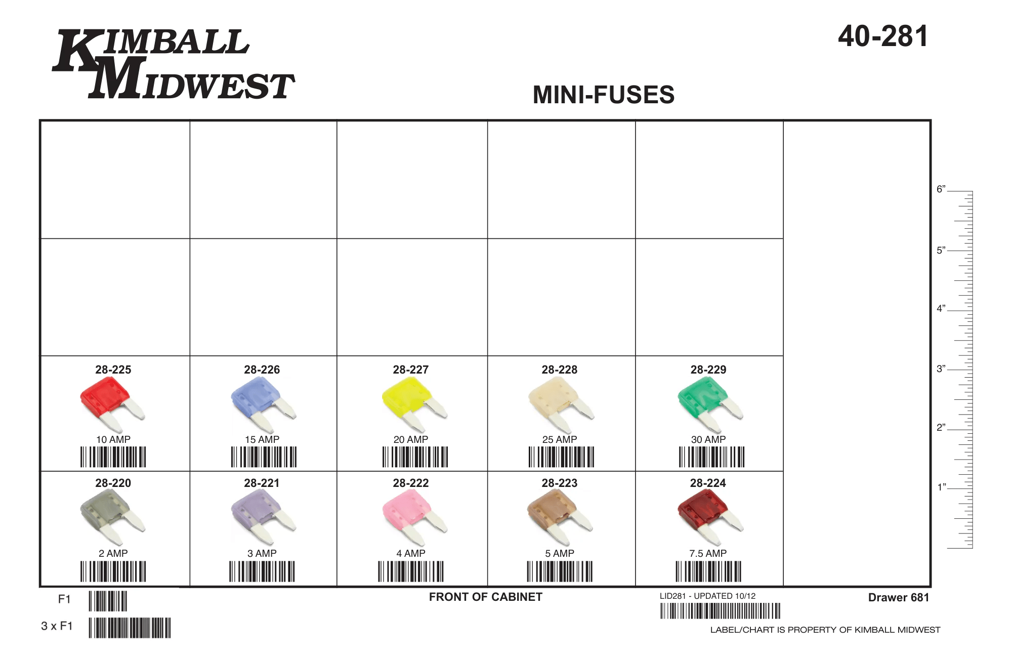 ATM Mini Fuse Assortment (2A - 30A)
