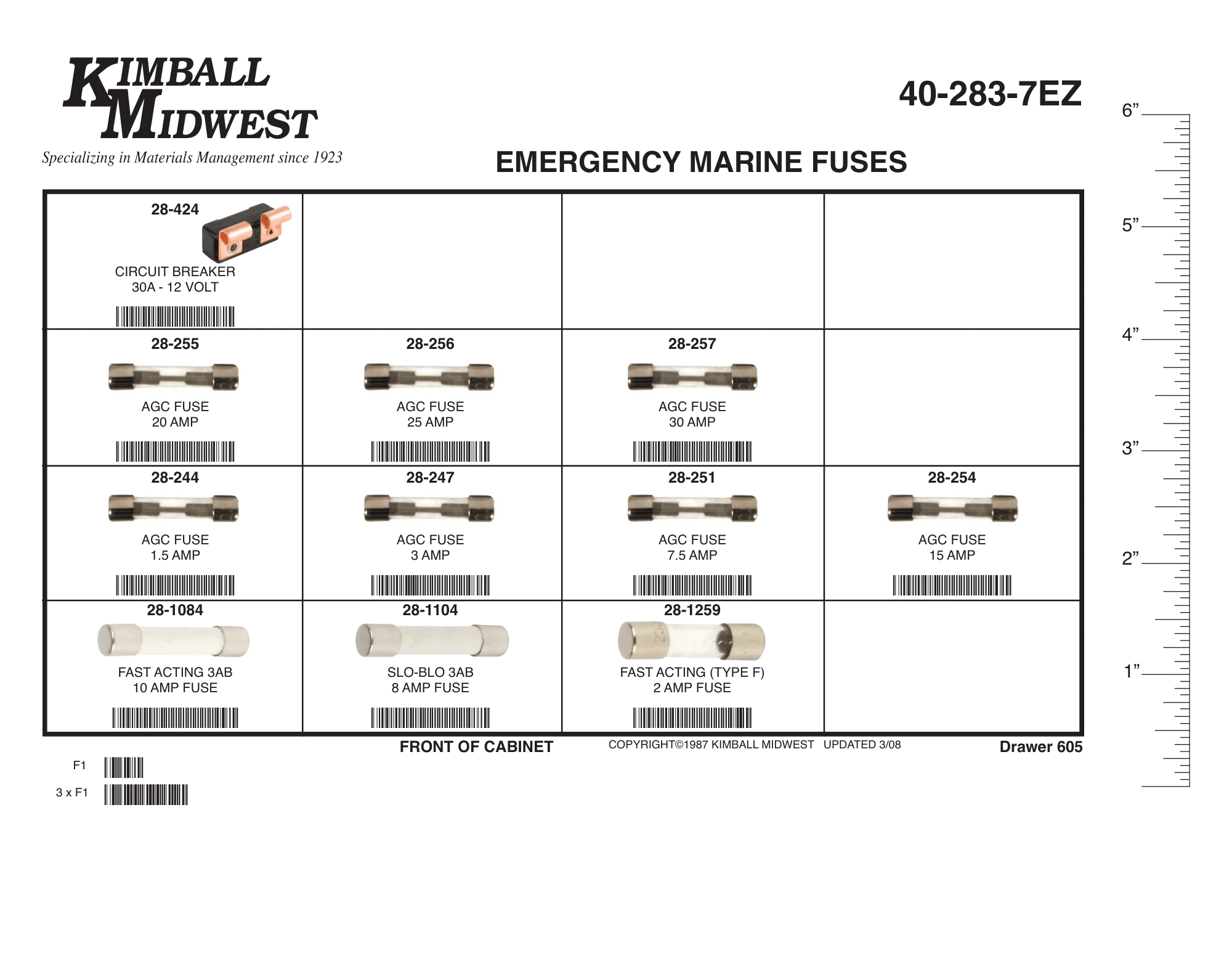 Emergency Marine Fuse Assortment