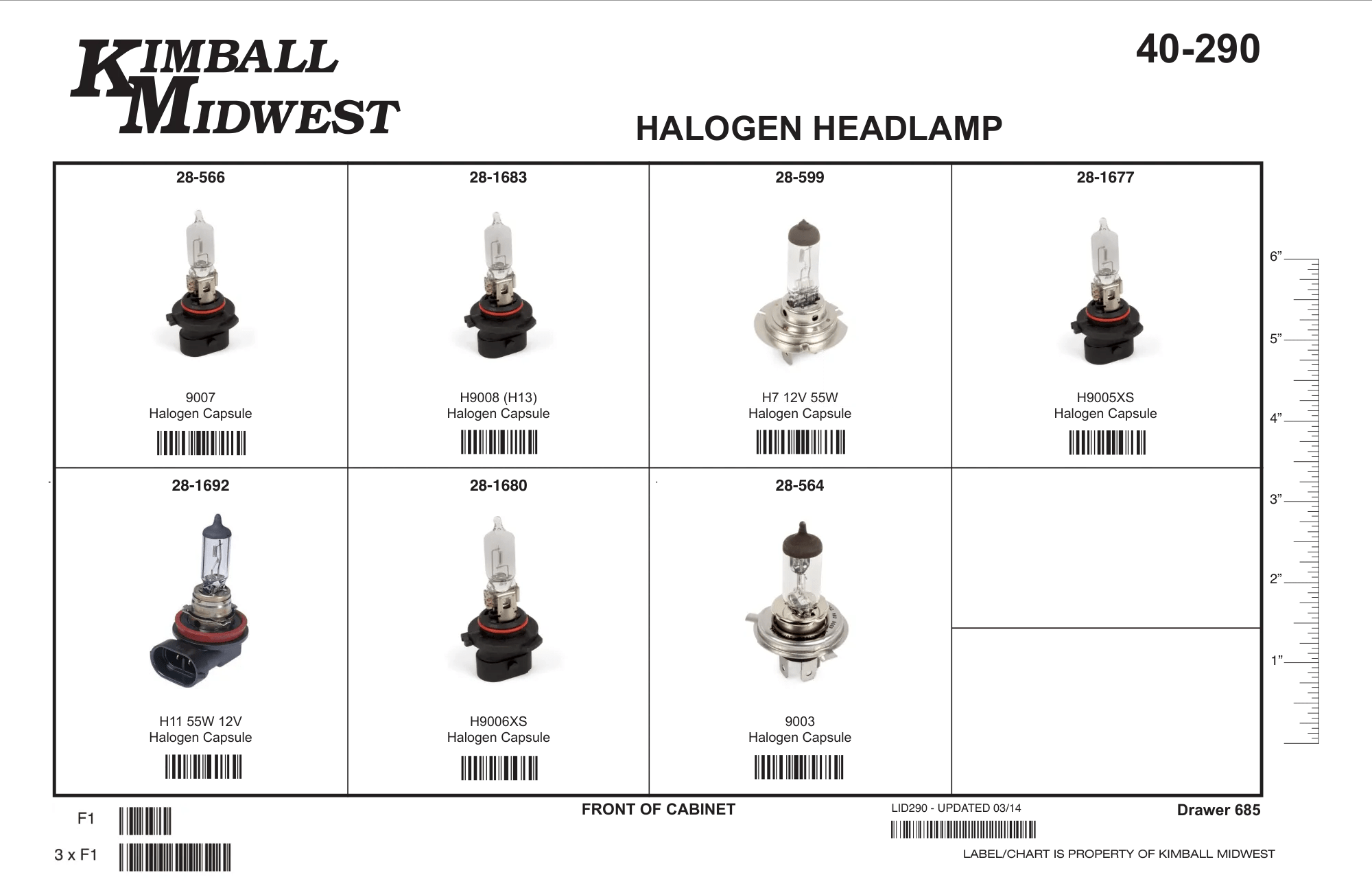 Halogen Headlamp Assortment