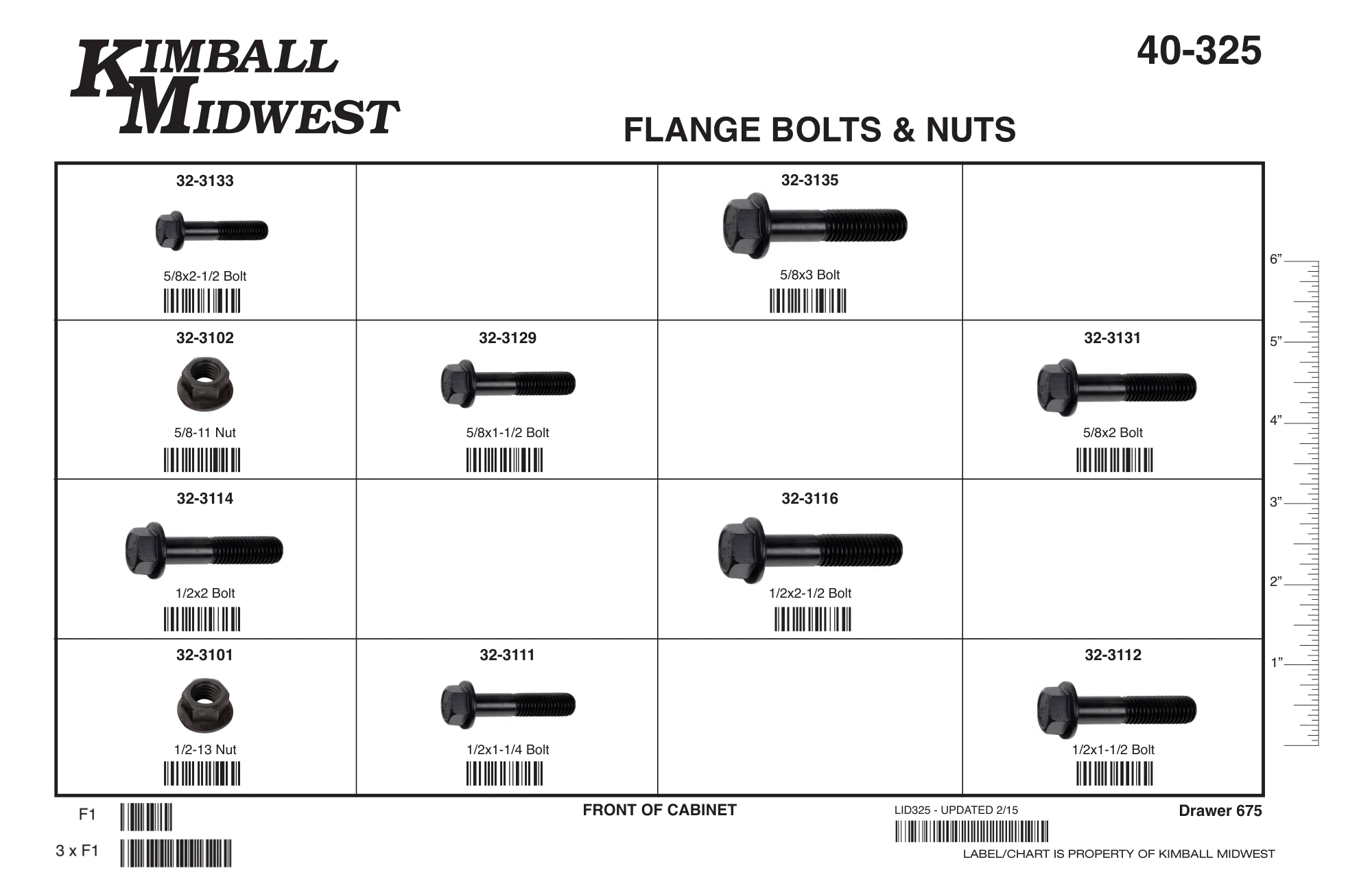 Grade 8 Flange Bolt and Nut Assortment (1/2" - 5/8")