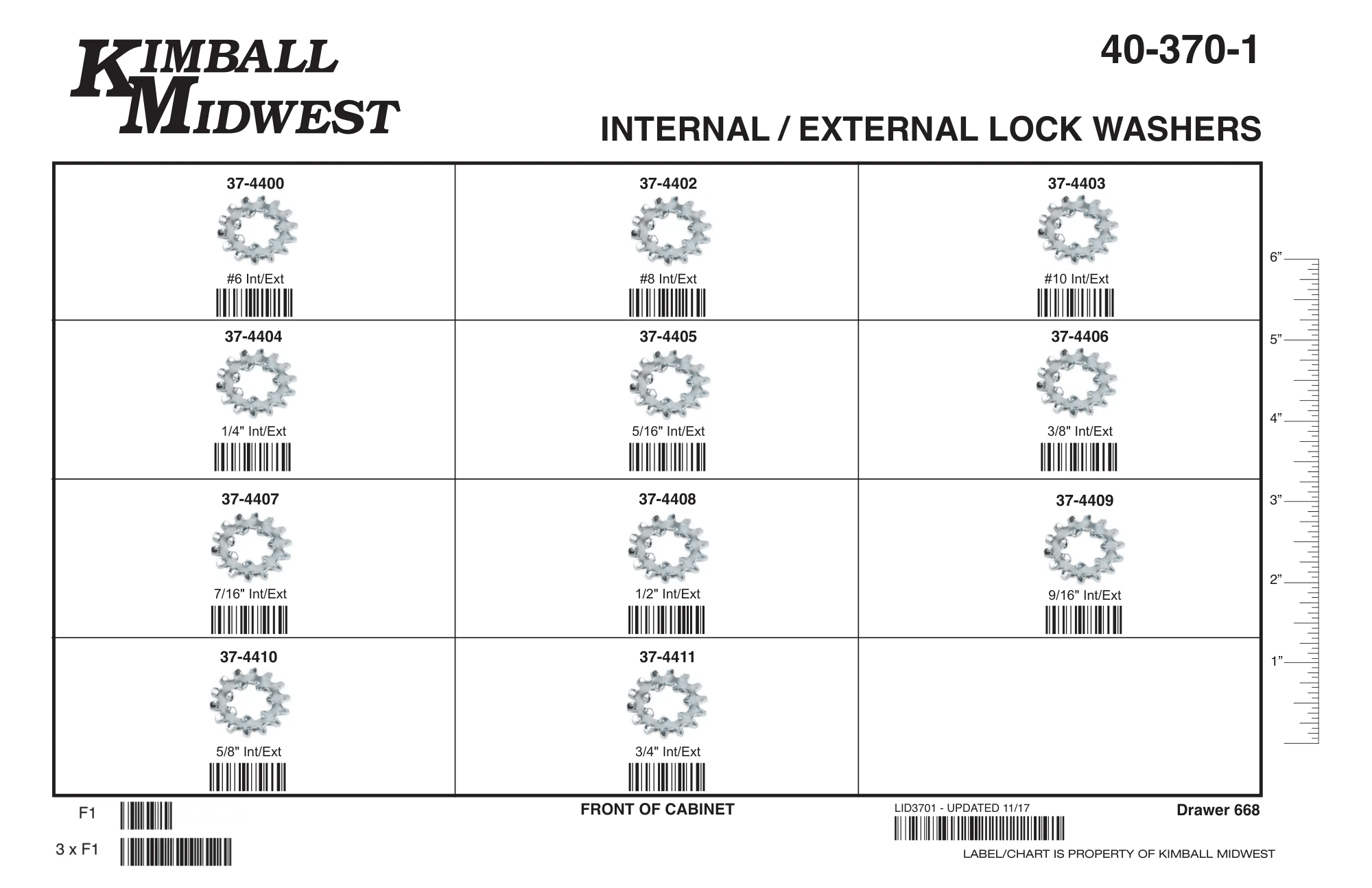 Internal / External Lock Washer Assortment