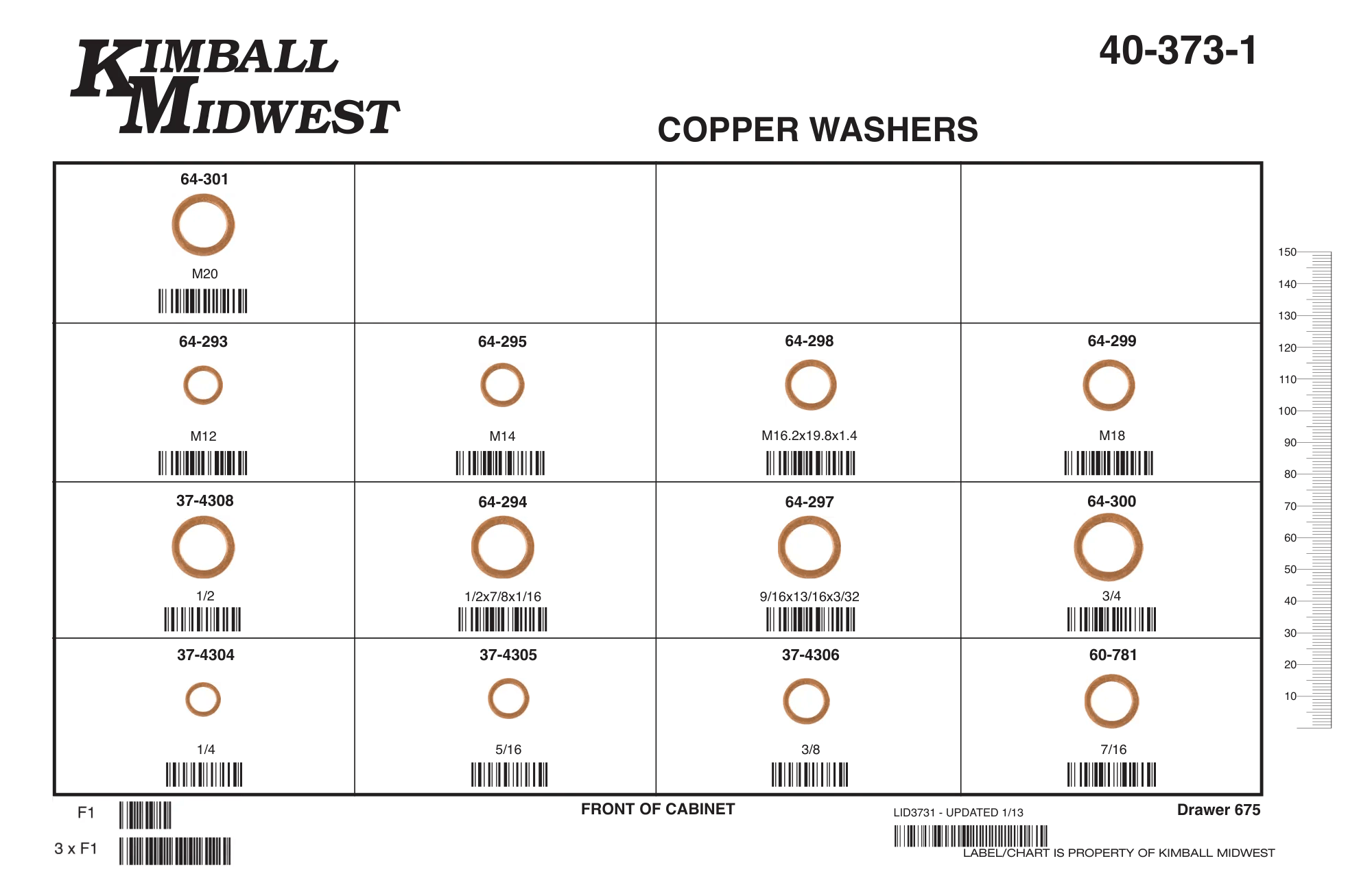 Copper Washer Assortment