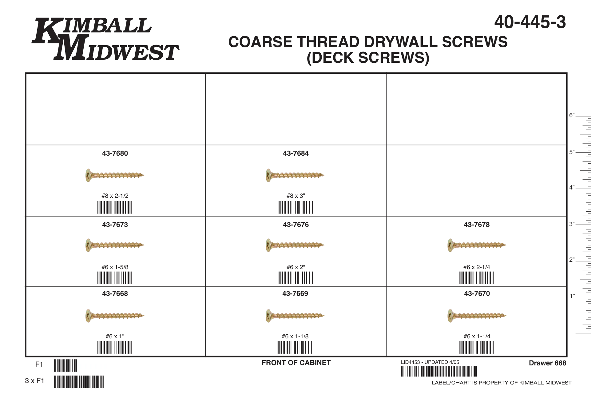 Phillips Bugle Head Coarse Thread Drywall Screw Assortment (#6 - #8)