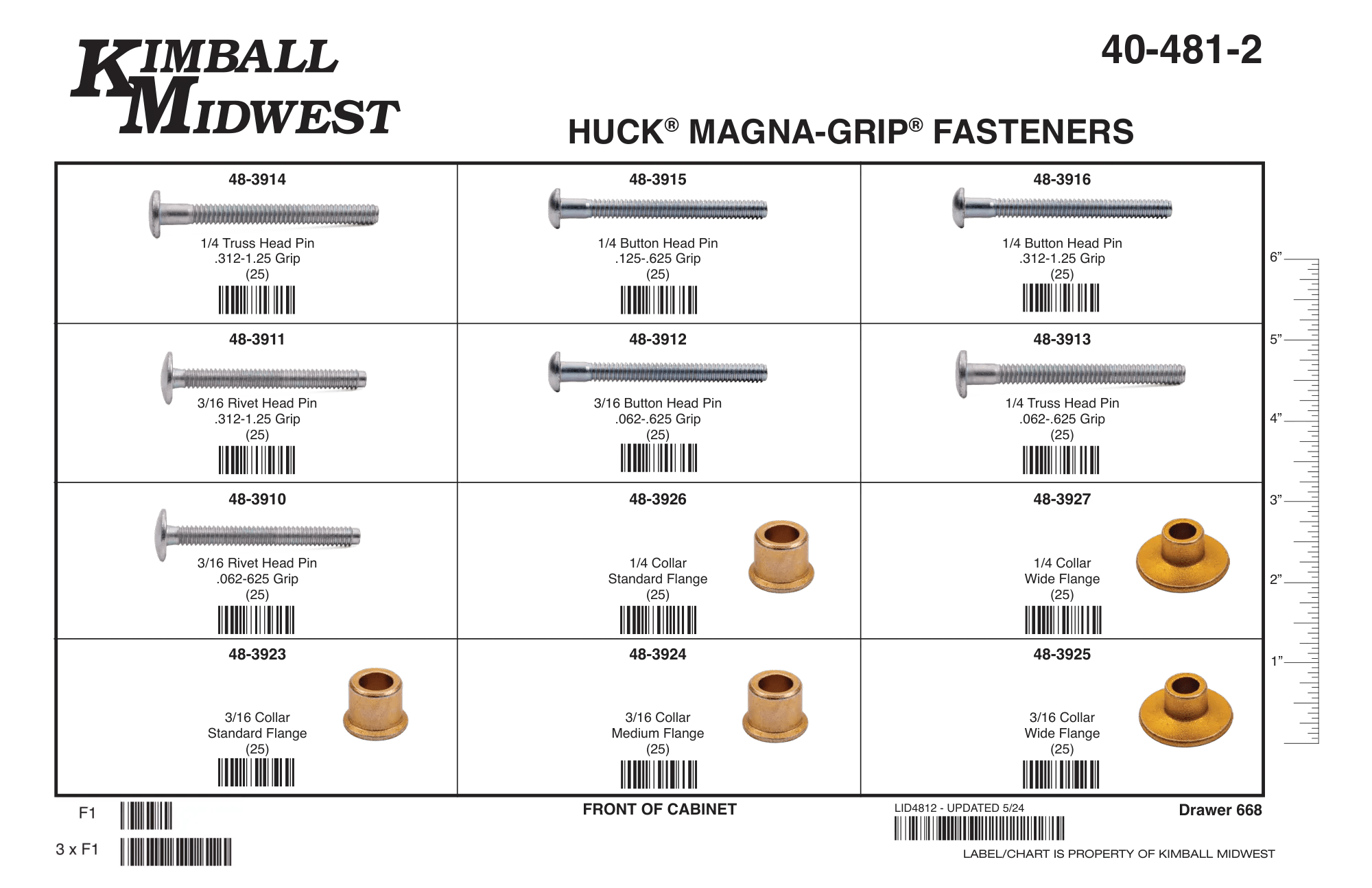 Huck Magna-Grip Assortments
