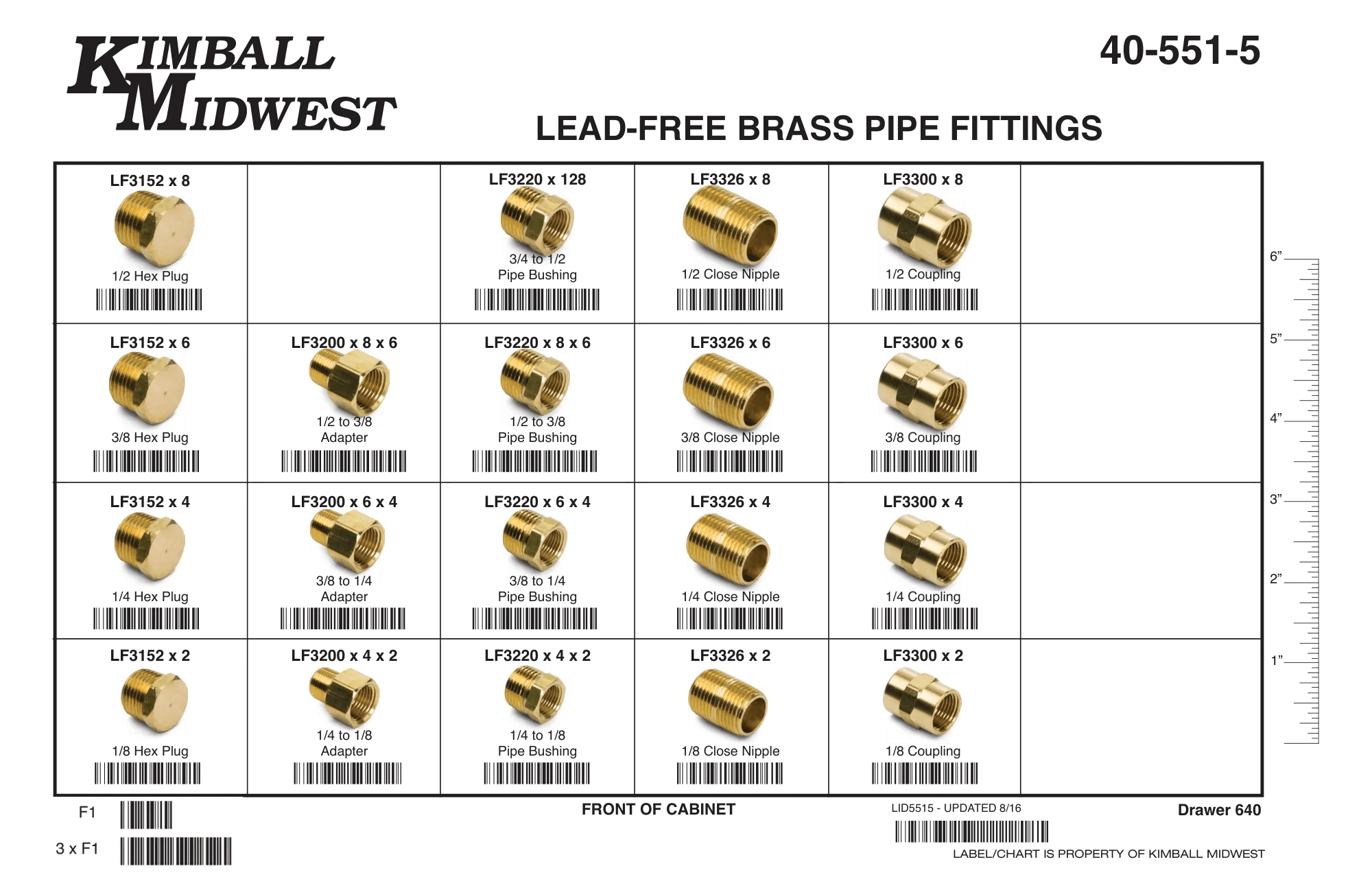Lead-Free Brass Pipe Fittings Assortments
