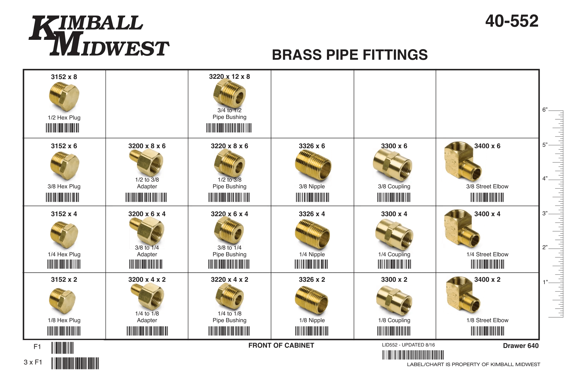 Brass Pipe Fittings Assortment (1/8" - 1/2")