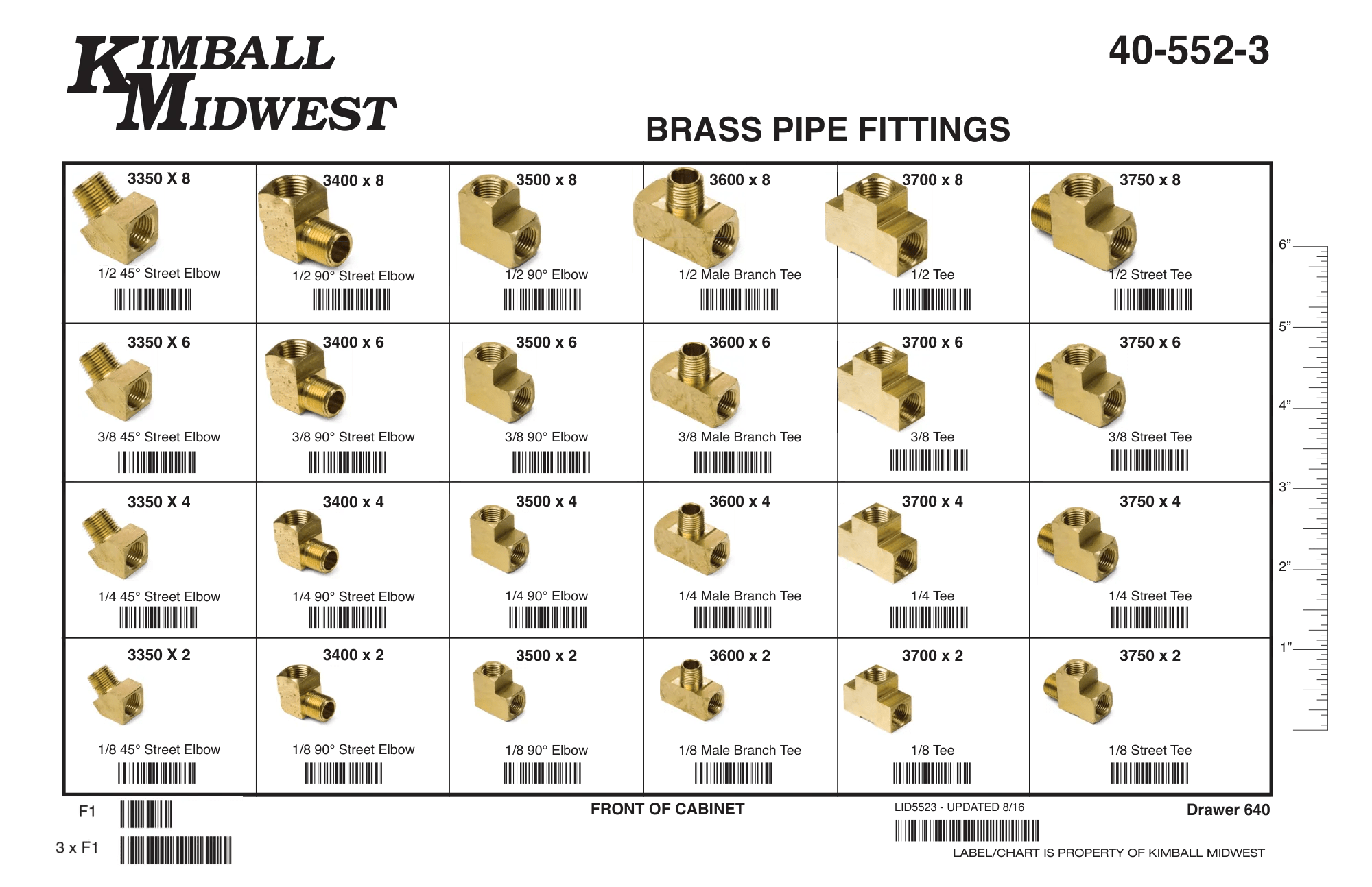 Brass Elbows & Tees Assortment (1/8" - 1/2")