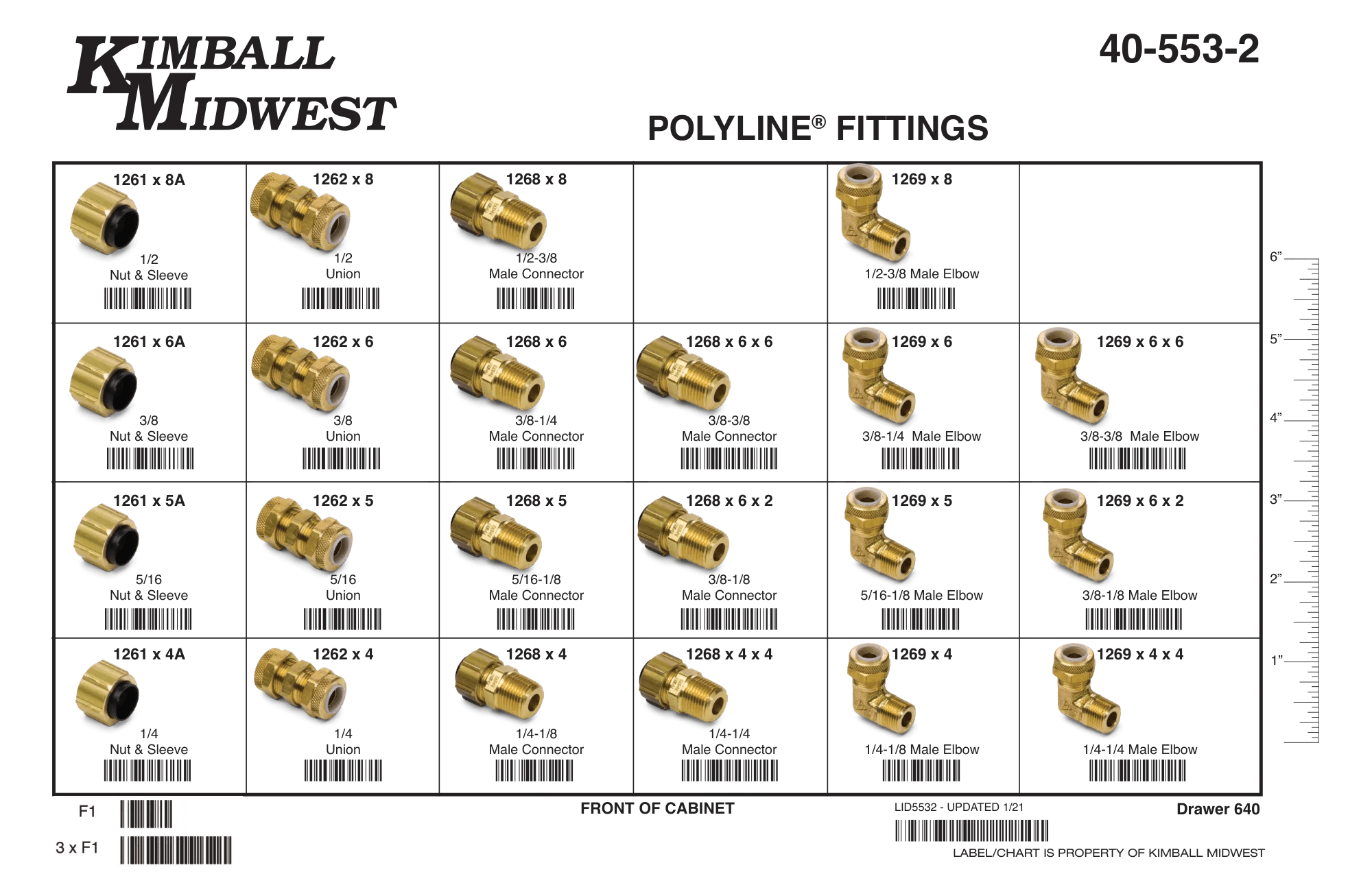 Polyline® Brass Tube Fittings Assortment