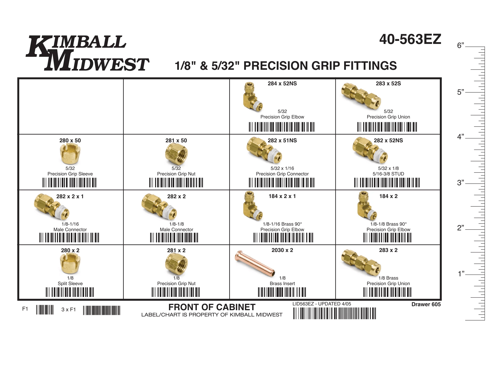 Precision-Grip Brass Fittings Assortment