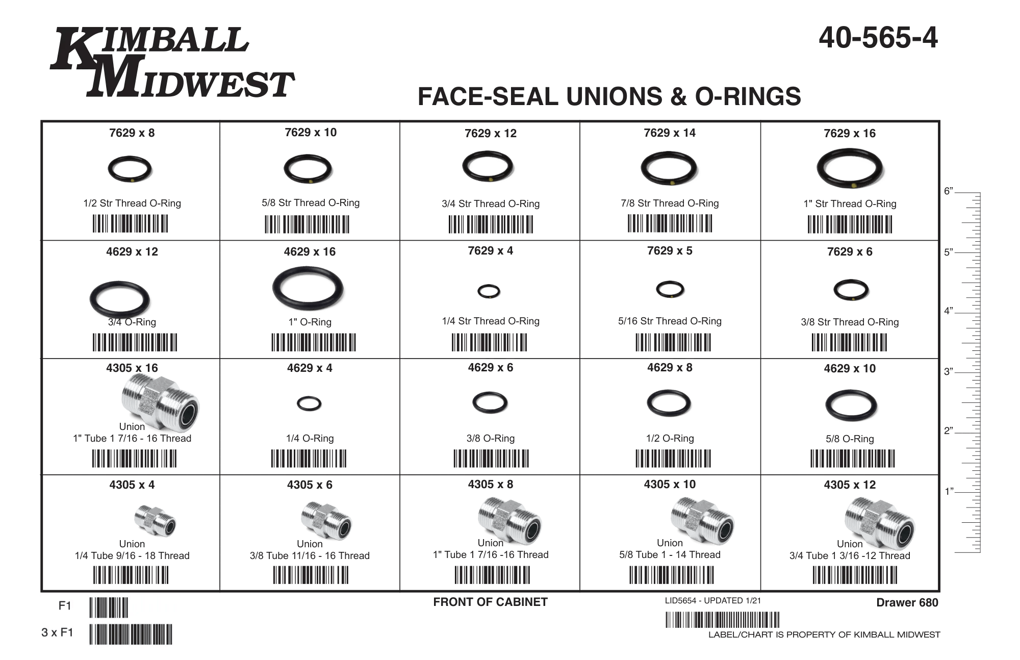 Face-Seal Adapter Assortments
