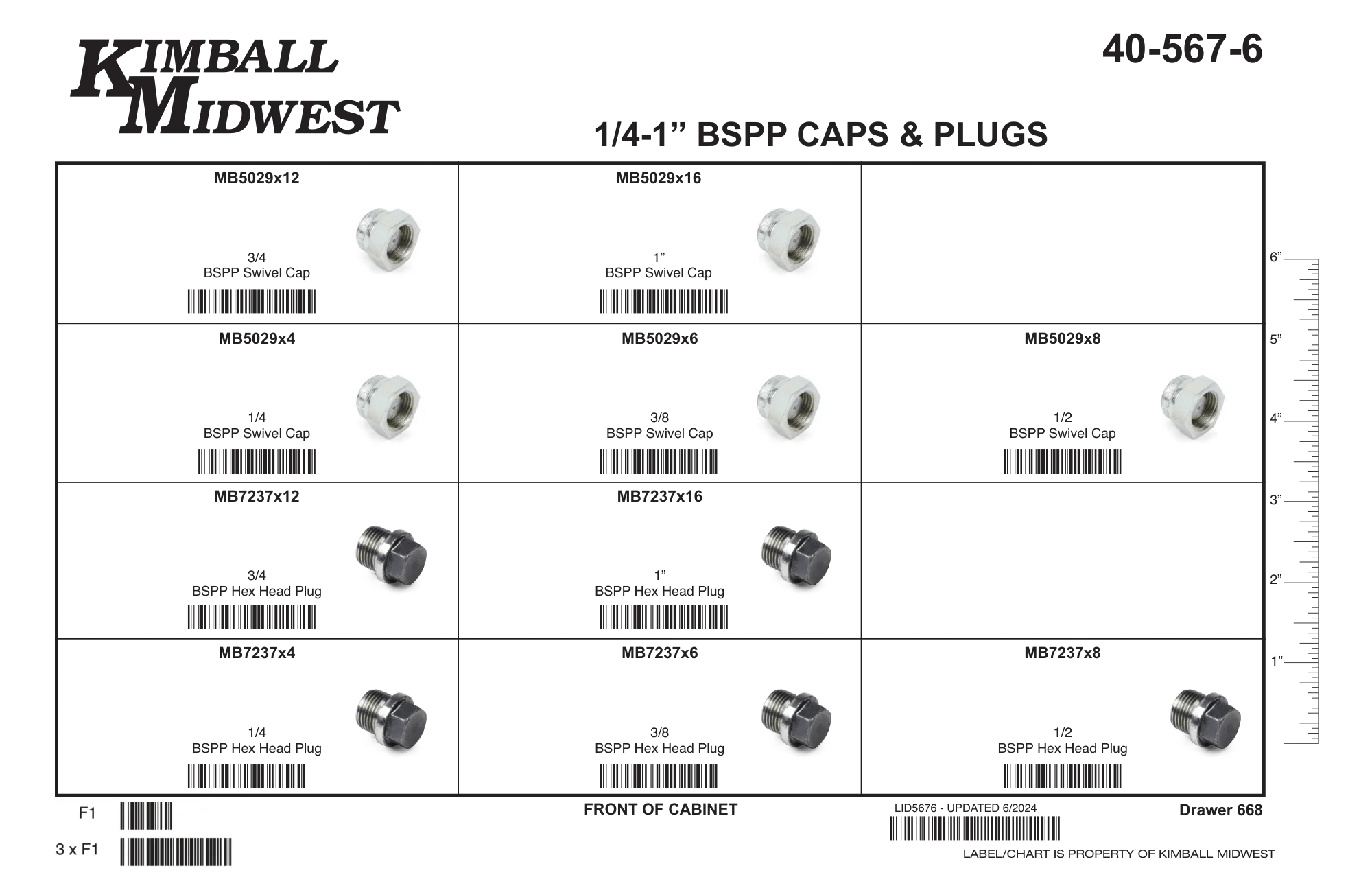 BSPP Caps & Plugs Assortments