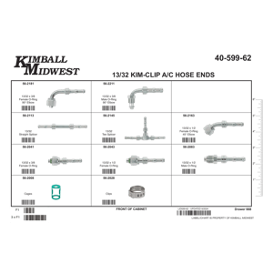 13/32" Kim-Clip Fitting Assortment