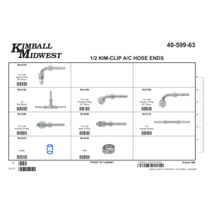 1/2" Kim-Clip Fitting Assortment