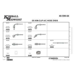 5/8" Kim-Clip Fitting Assortment