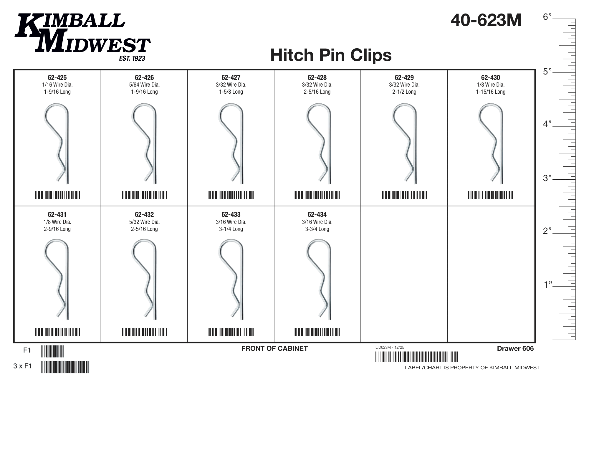 Hitch Pin Clip Mobile Storage Solution Assortment