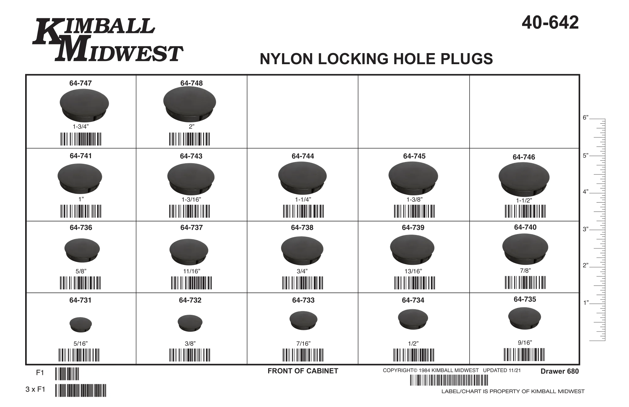 Locking Hole Plug Assortment