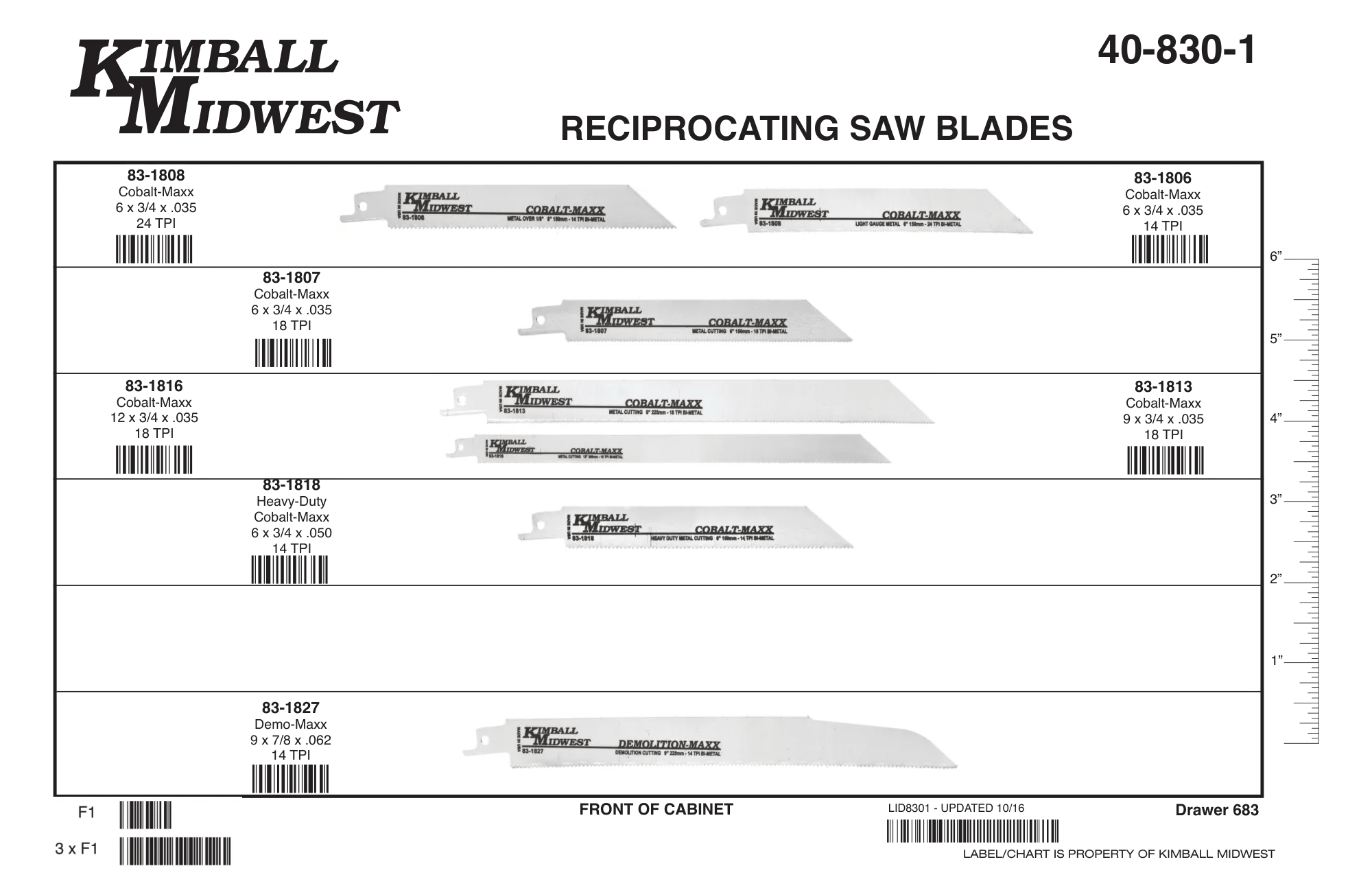 Reciprocating Saw Blades - Master Assortment