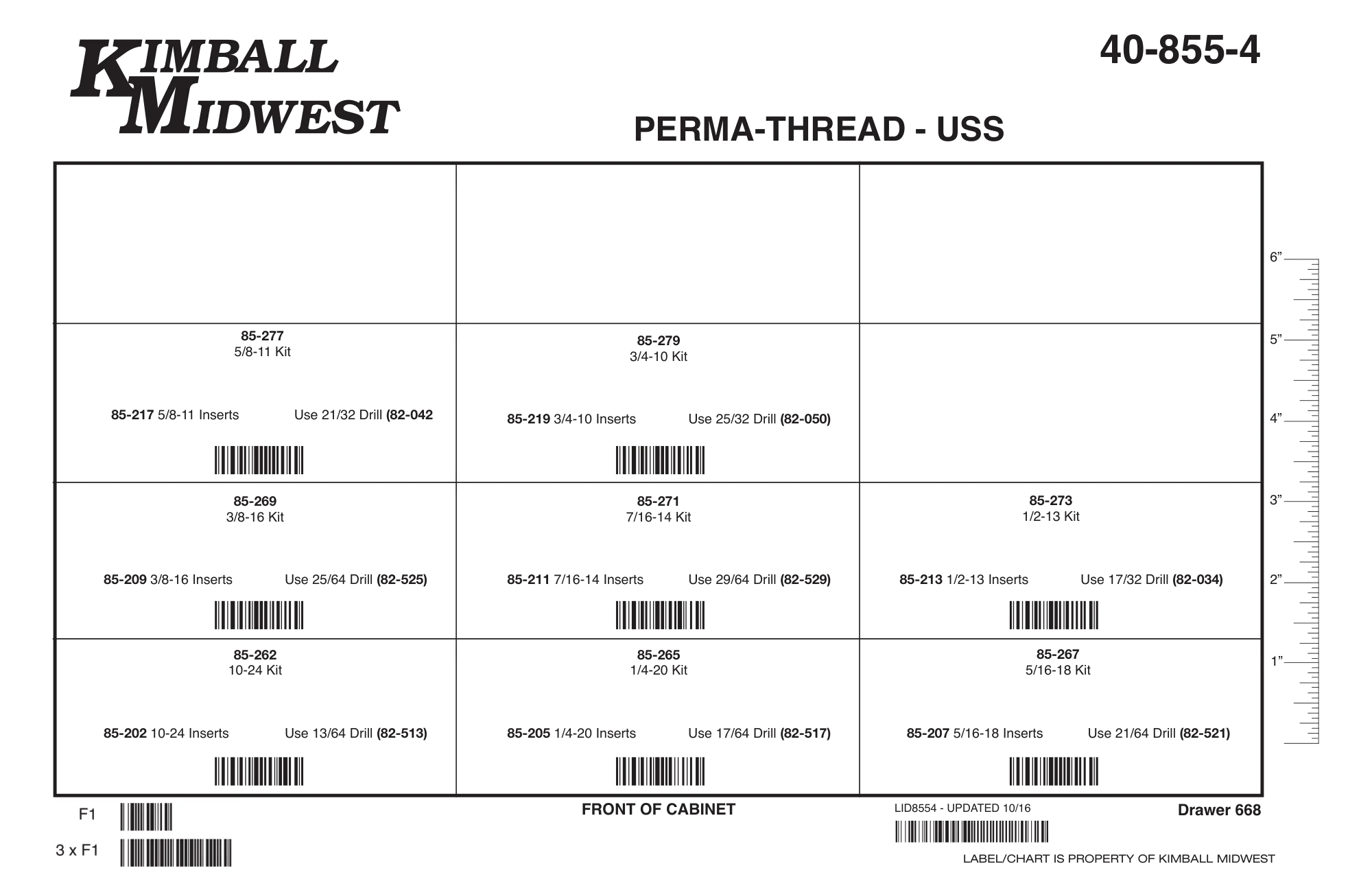 18-8 Stainless Steel Perma-Thread Insert Assortments