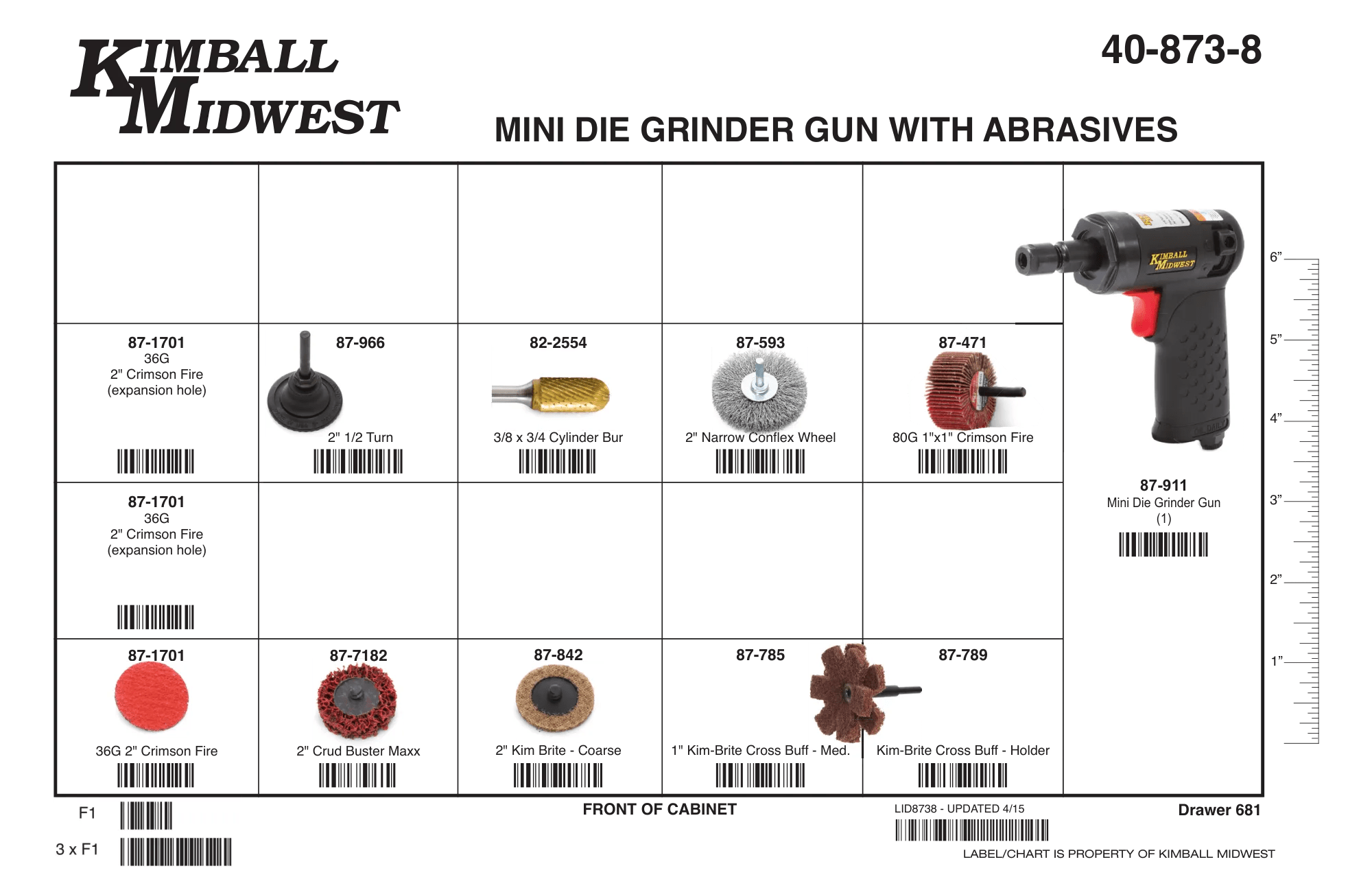 Mini Die Grinder Gun With Abrasives Assortment