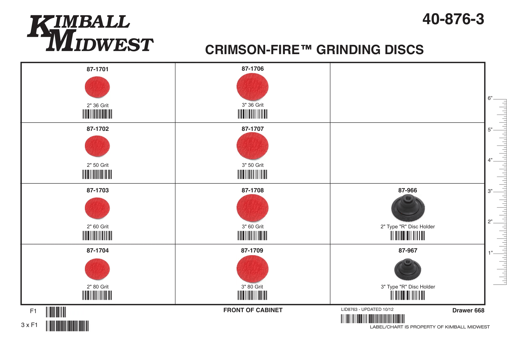 Crimson-Fire™ Grinding Disc Assortment