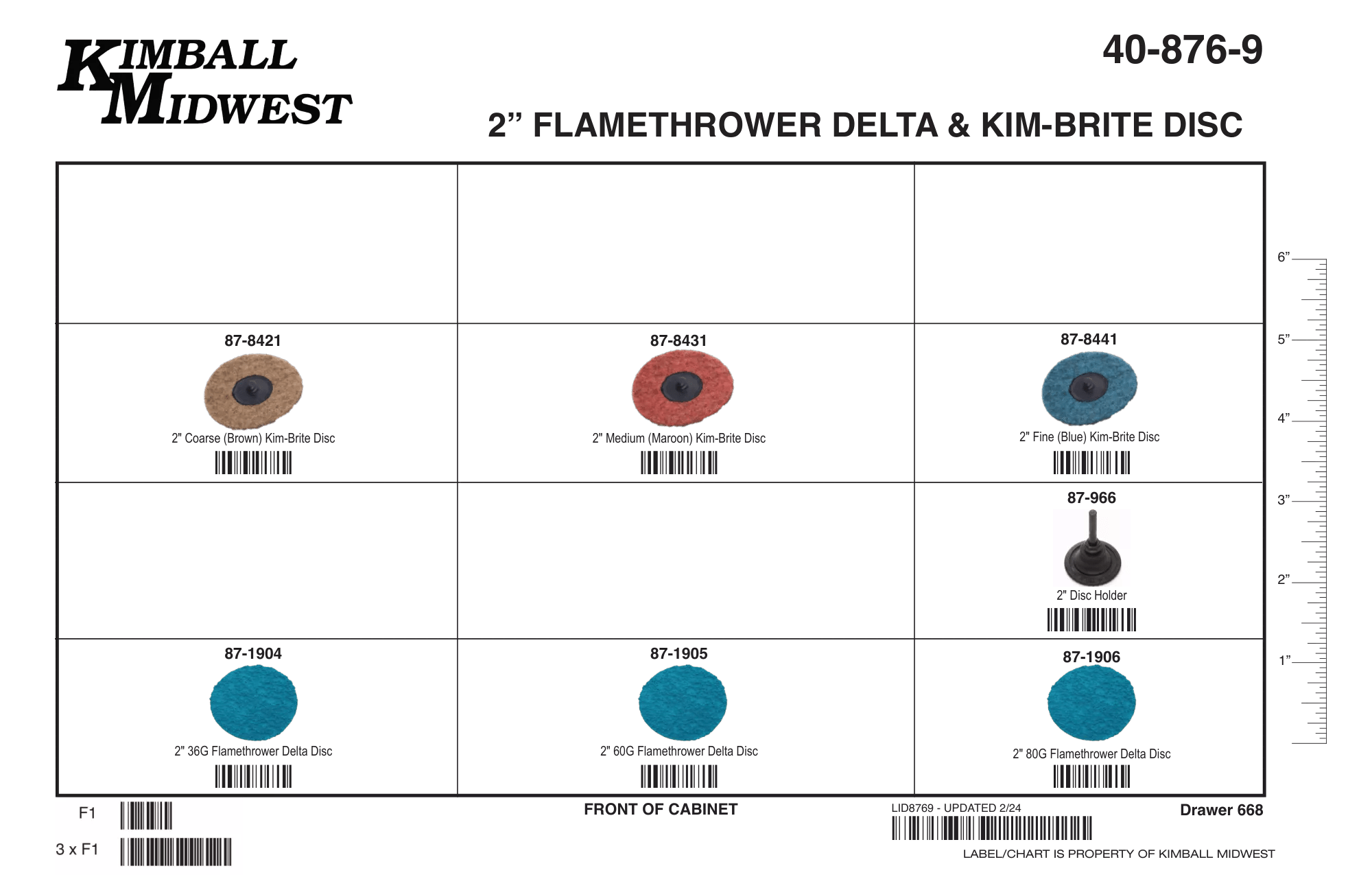 3" Flamethrower Delta™ & Kim-Brite Disc Assortment