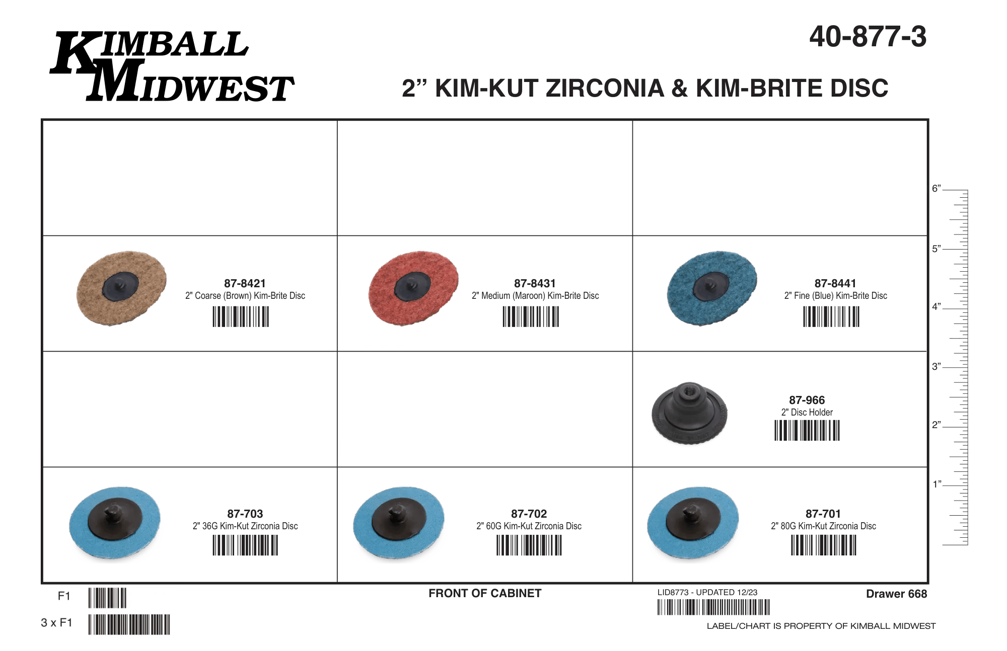 2" Kim-Kut™ Zirconia & Kim-Brite™ Disc Assortment