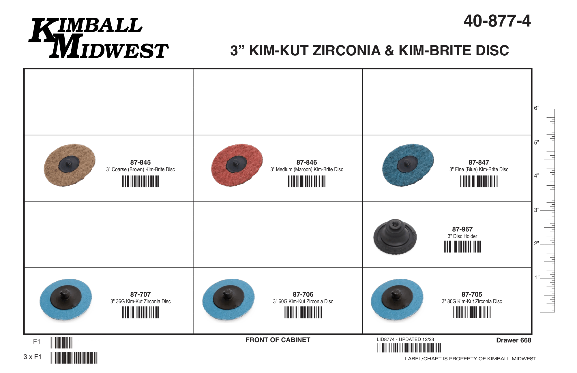 3" Kim-Kut™ Zirconia & Kim-Brite™ Disc Assortment