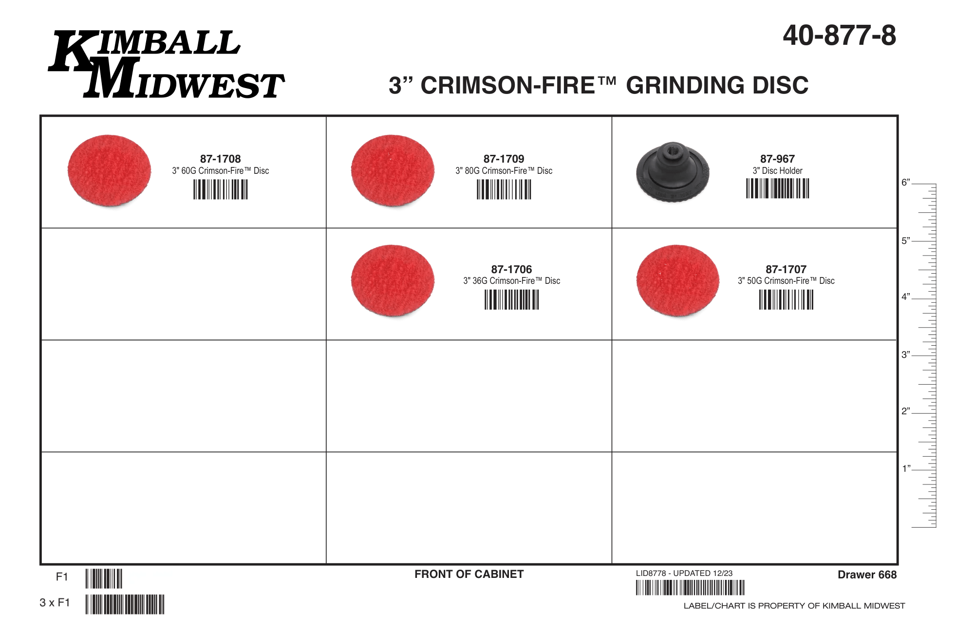 Crimson-Fire™ Grinding Disc Assortments