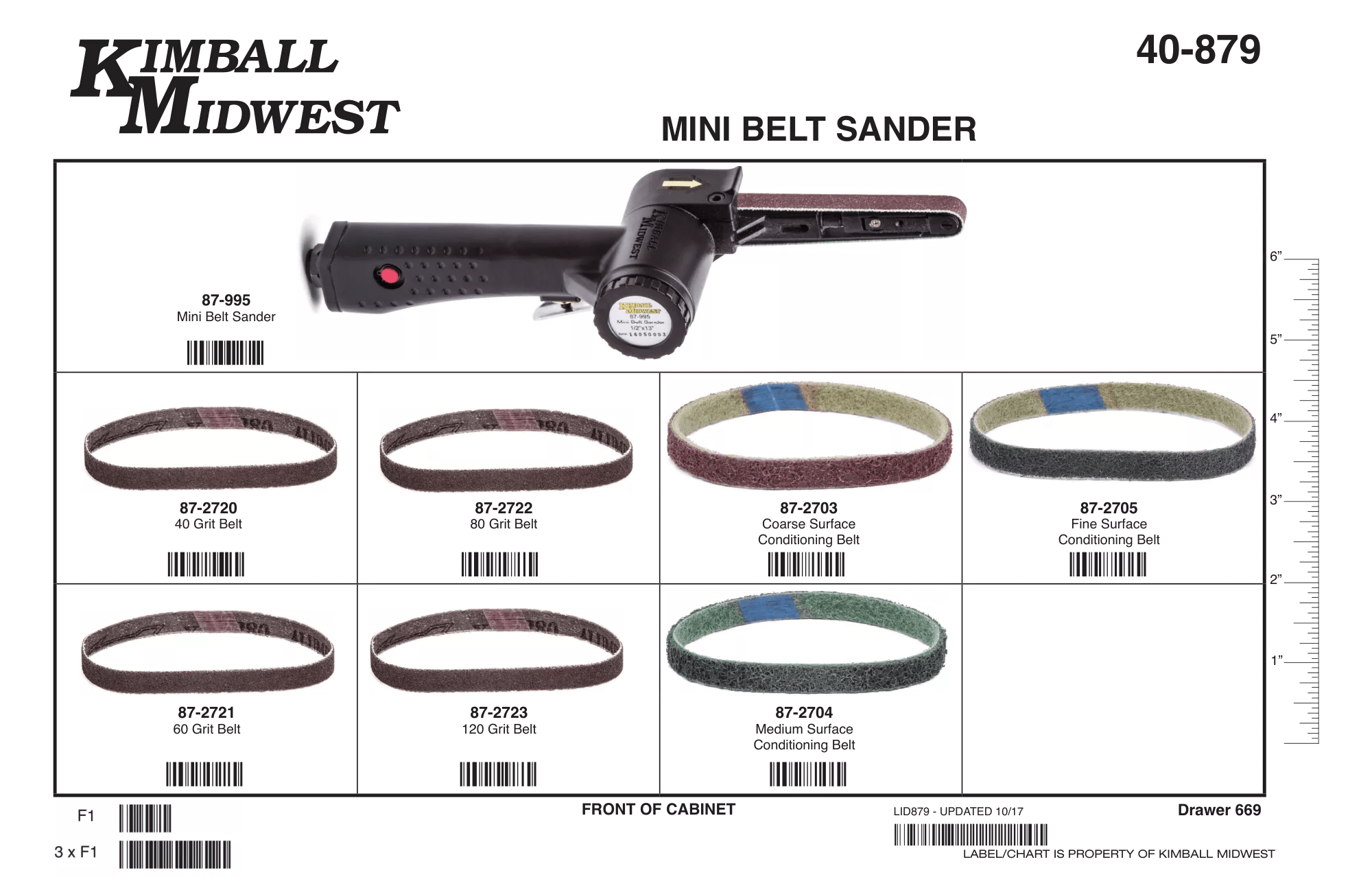 Mini Belt Sander Assortment