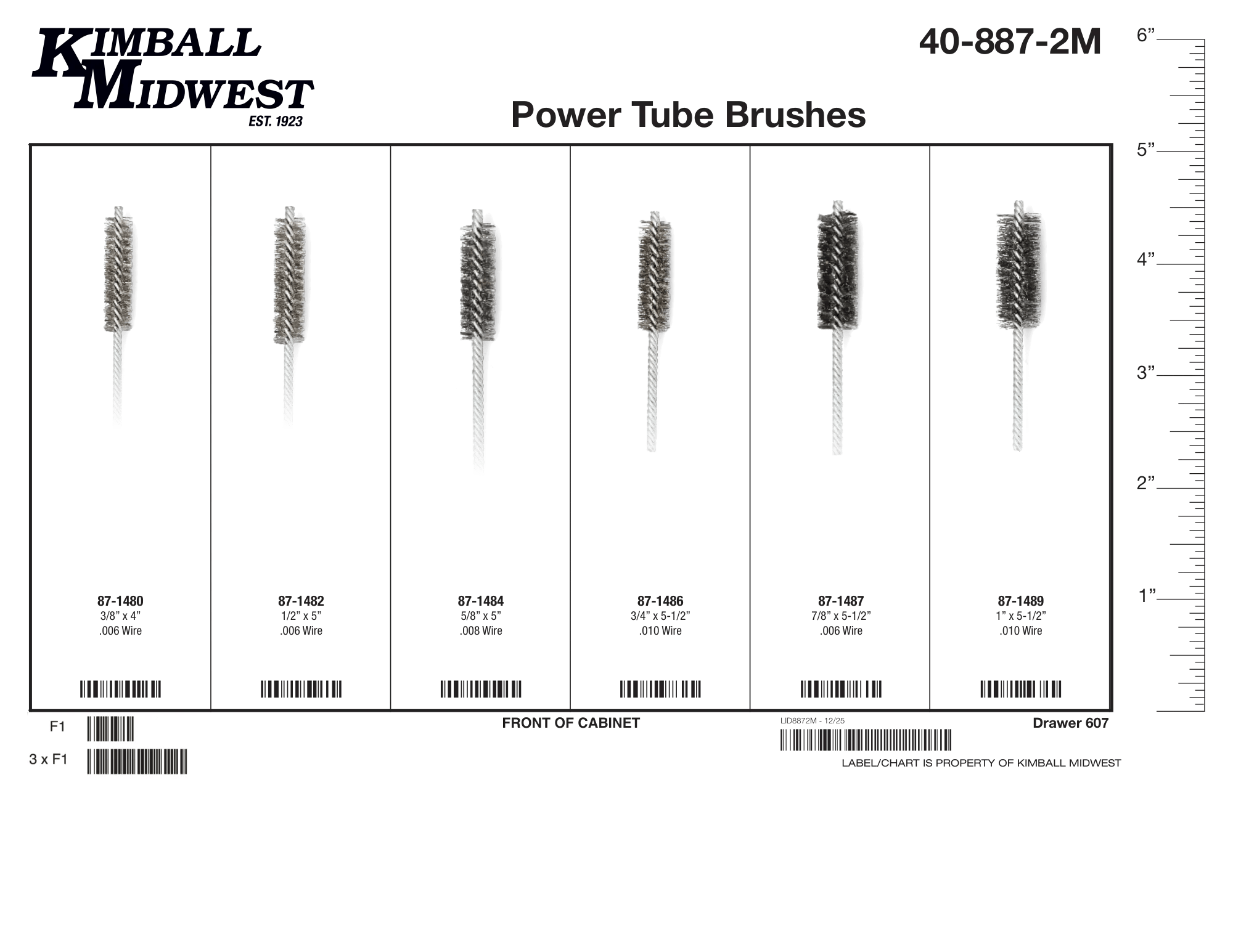 Power Tube Brush Mobile Storage Solution Assortment