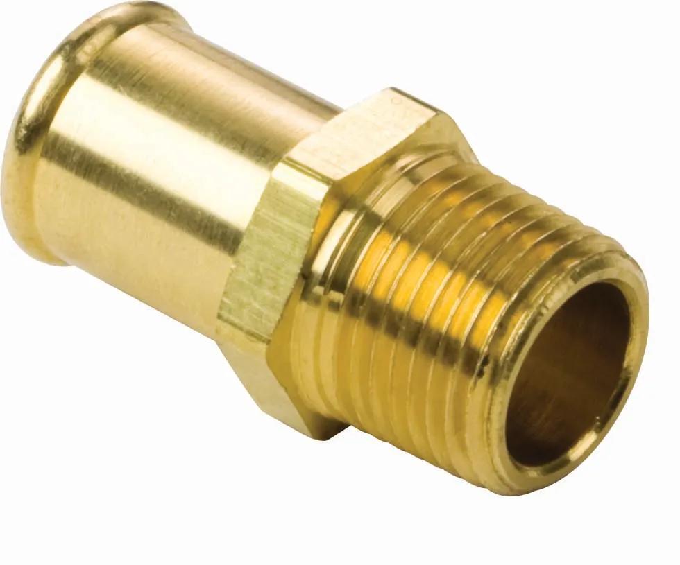 1/4" x 1/8" Male Pipe Rigid Fuel Hose Connector - 10 Pack